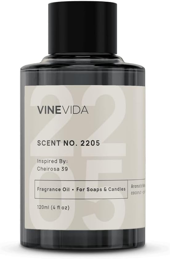 VINEVIDA [4oz] Scent No.2205 Fragrance Oil for Candle Making and Soap Making - Premium Candle Scents for Soy Candles