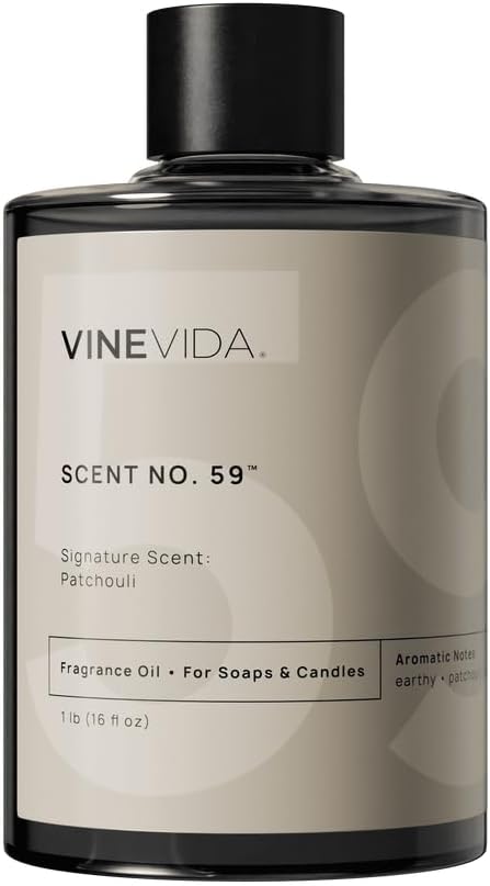 VINEVIDA [16oz] Patchouli Fragrance Oil for Making Candles and Soap - Natural Candle Scents Made in USA