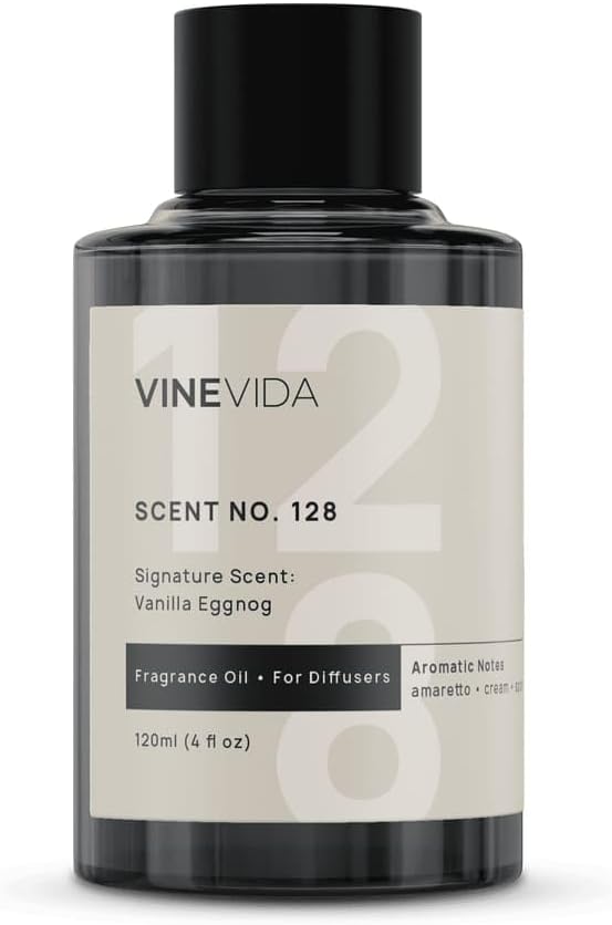 VINEVIDA [4 Oz] Inspired by: Vanilla Eggnog; Diffuser Oil Refill | Premium Scent Diffuser Oil for Home | Non-Toxic Fragrance