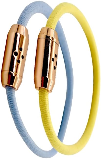 2-in-1 Aromatherapy Hair Tie & Bracelet — Essential Oil Diffuser with Refillable Brass Locket, 10 Cotton Wicks, Calming Relaxation Accessory for Office, Yoga & Evening Calm, Wellness Gift for Women (Multi-color Styles)