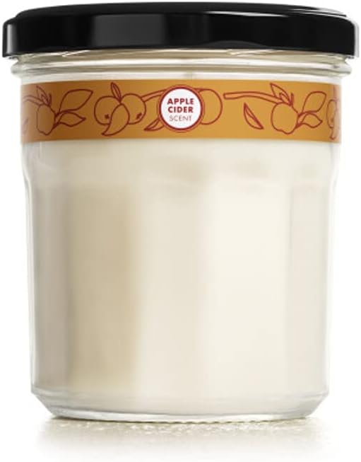 MRS. MEYER'S CLEAN DAY, Scented Soy Aromatherapy Candle, 35 Hour Burn Time, Made With Soy Wax And Essential Oils, Apple Cider, 7.2 Ounce