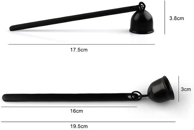 MUXSAM 1-Pack Candle Extinguisher Snuffer, Bell-Shaped Candle Candlesnuffers Stainless Steel Wick Flame Snuffer Candle Accessory Tools Gift for Candle Lovers(Red Bronze)