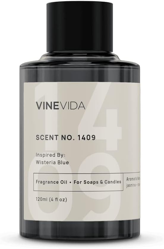 VINEVIDA [4oz] Scent No.1409 Fragrance Oil for Candle & Soap Making - Natural USA Made Candle Scents