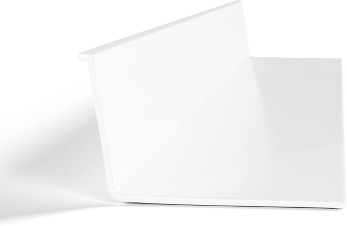 KASTLITE Linear Under Cabinet Light Cover Replacement | White Ribbed Acrylic Undercabinet Lens Diffuser | 33-5/16"L x 2-15/16"W x 1-7/8"H | Under Counter Lights for Kitchen Bathroom & Vanity | Shape G