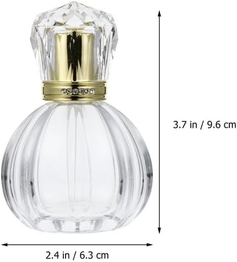 50ML Glass Refillable Perfume Spray Bottle Empty Liquid Perfume Atomizer Dispenser Bottle (pumpkin), A615844