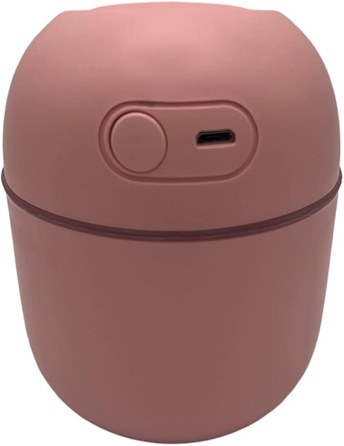 Wild Essentials 220ml Cool Mist Essential Oil Diffuser/Humidifier, Aromatherapy, Nightlight, Portable, USB Power, Auto Off, Room, Office, Car (Pink)