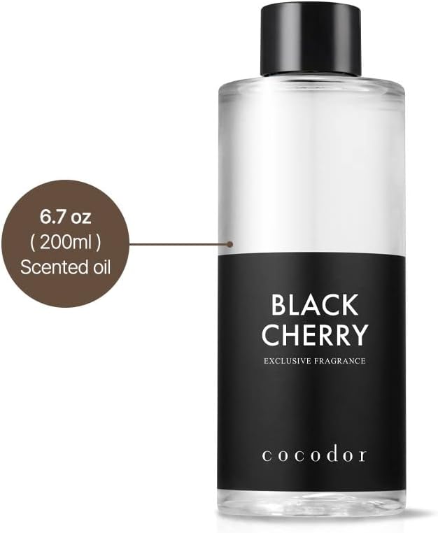 COCODOR Reed Diffuser Oil Refill/Lemon Eucalyptus/6.7oz(200ml)/1 Pack/Aroma Therapy, Home Fragrance, Scented Oils for Bathroom, Bedroom, Office Home Décor