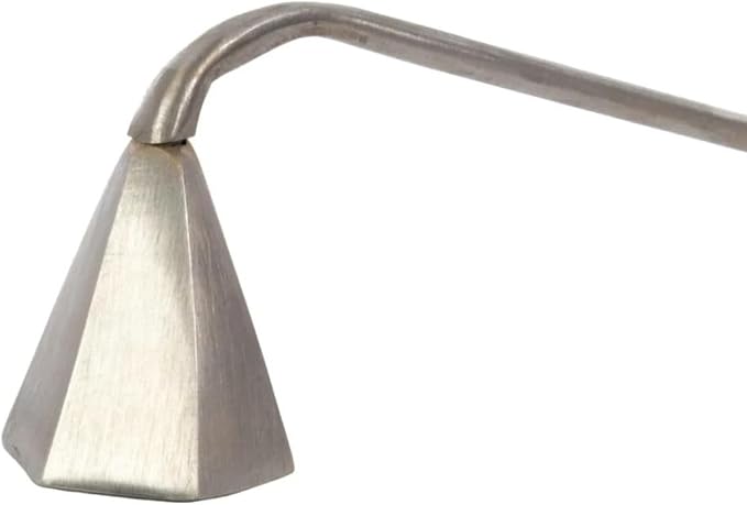 Alice Lane Nickel Candle Snuffer Home Collection – Candle Wick Snuffer Extinguish Accessory – Elegant Luxury for Home or Office