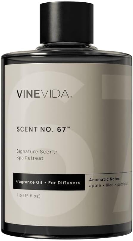 VINEVIDA [16 Fl Oz] Spa Retreat Fragrance Oil for Cold Air Diffusers - Essential Oils for Diffuser Oil Refill & Air Freshener Room Spray