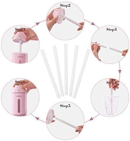 Filter Cotton Sticks Sponge Sticks Refill Replacement Wicks for Mini Portable USB Humidifier and Mini Diffusers 10 Pack 8 x 123mm