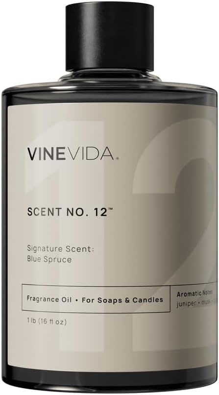 VINEVIDA [16oz] Blue Spruce Fragrance Oil for Candle Making and Soap Making - Premium Candle Scents for Soy Candles