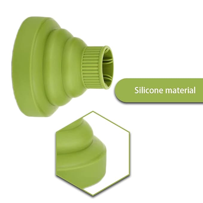 Hair Diffuser Attachment for Hair Dryer Travel Collapsible Portable Diffuser for Curly Hair Women .Airflow Attachment for Salon or Home Use with Nozzle 1.65-1.9In Non-universal
