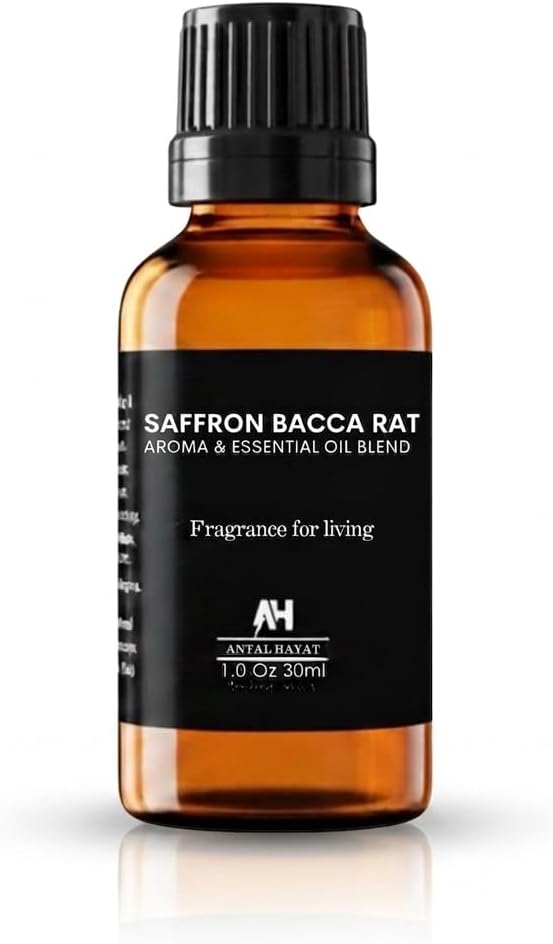 Hotel Diffuser Oil Inspired by The Baccarat Hotel Scent 30mL – Amber Woody Fragrance for Diffuser - Premium Home Fragrance with Saffron and Jasmine - Saffron Essential Oil Glass Bottle with Dropper