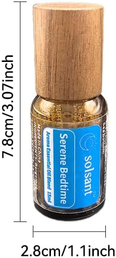 Serene Bedtime Oil - 15ml, Dropper Bottle, 100% Natural Plant Extracts for Aromatherapy & Home Relaxation