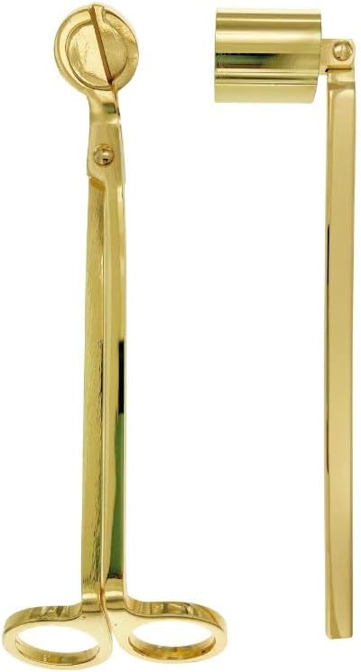The Kabbalah Centre Candle Wick Trimmer and Candle Snuffer Accessory Set I Great Gift for Him or for Her (Gold)
