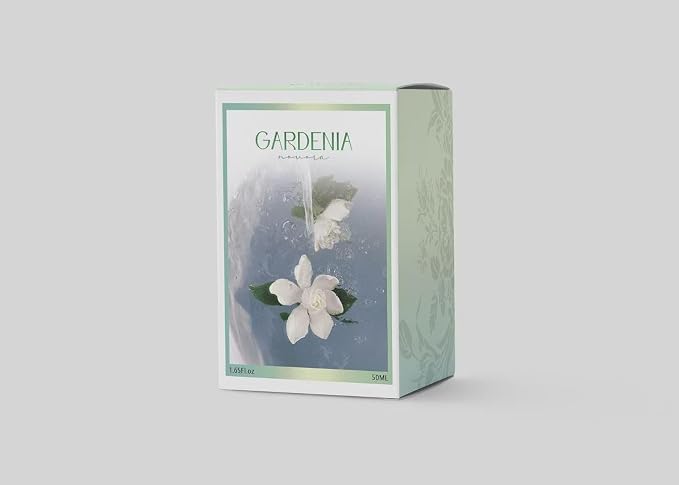 2Pcs Car Diffuser,Gardenia Car Fragrance Refill,50ML Car Diffuser Perfume Refill,1.65FL.oz Refillable Aromatherapy Oil with Natural Extracts,Max 60-180 Days Car Fresheners Fragrance