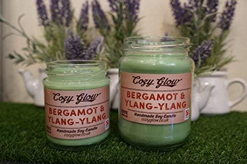 Cozy Glow Bergamot & Ylang-Ylang Large Soy Candle