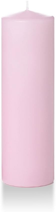 yummi 3" x 10" Blush Round Pillar Candles - 3 per Pack