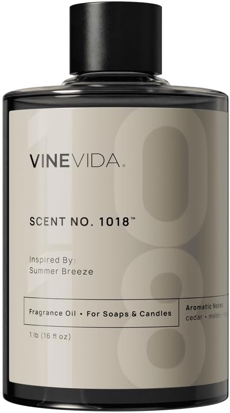 VINEVIDA [16oz] Scent No.1018 Fragrance Oil for Candle Making and Soap Making - Premium Candle Scents for Soy Candles