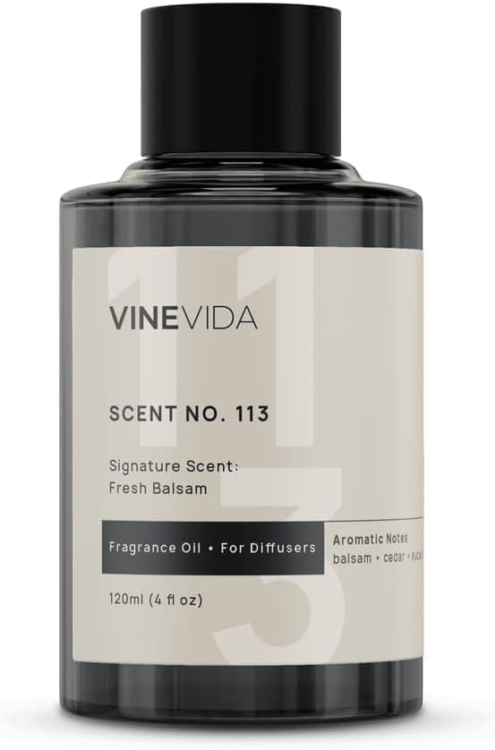VINEVIDA [4 Oz] Inspired by: Fresh Balsam; Diffuser Oil Refill | Premium Scent Diffuser Oil for Home | Non-Toxic Fragrance