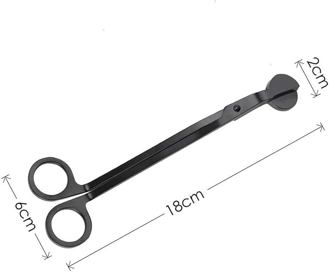 Aoshang Candle Wick Trimmer,Stainless Steel Wick Clipper Cutter, Scissors, Candle Tool, Help You to Safely Remove, Controllable The Flame and Cleaner Burn