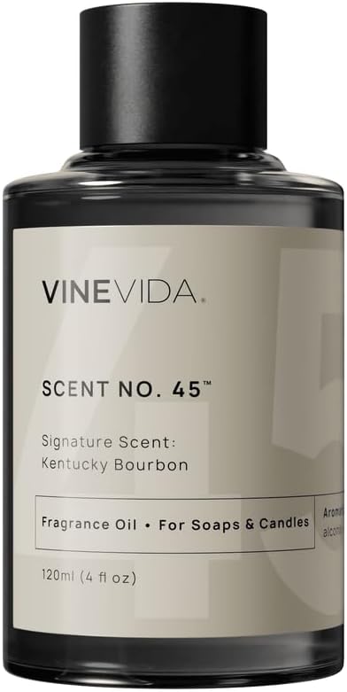 VINEVIDA [4oz] Kentucky Bourbon Fragrance Oil for Candle Making and Soap Making - Premium Candle Scents for Soy Candles