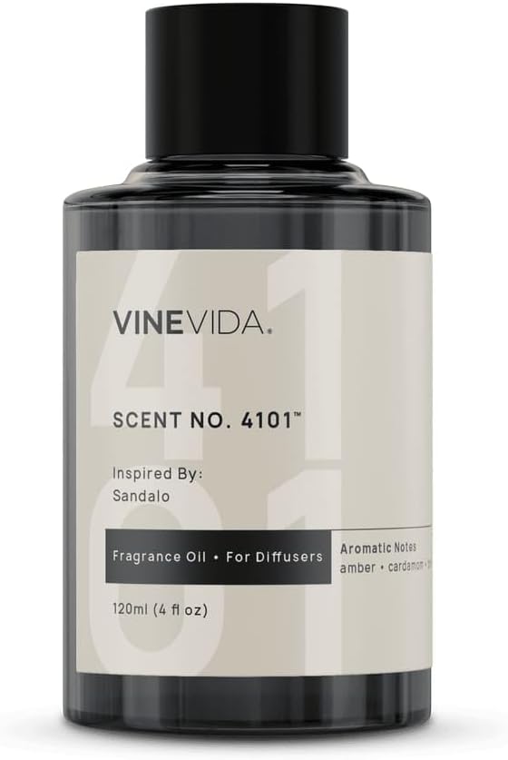 VINEVIDA [4 Oz] Inspired by: Sandalo; Diffuser Oil Refill | Premium Scent Diffuser Oil for Home | Non-Toxic Fragrance