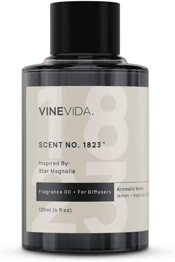 VINEVIDA [4 Oz] Inspired by: Star Magnolia; Diffuser Oil Refill | Premium Scent Diffuser Oil for Home | Non-Toxic Fragrance