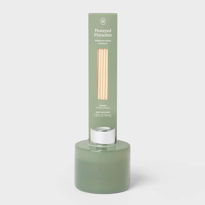 Threshold Reeed Diffuser 100ml (Green, Honeyed Pistachio)