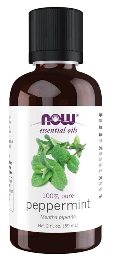 NOW Foods Essential Oils Peppermint, 2 fl oz (Pack of 2)