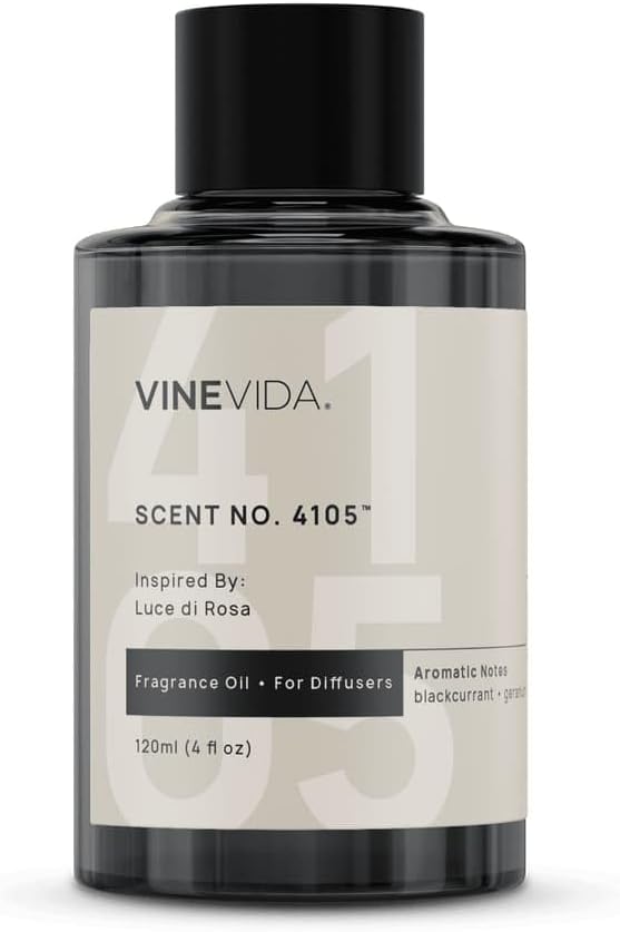 VINEVIDA [4 Oz] Inspired by: Luce di Rosa; Diffuser Oil Refill | Premium Scent Diffuser Oil for Home | Non-Toxic Fragrance