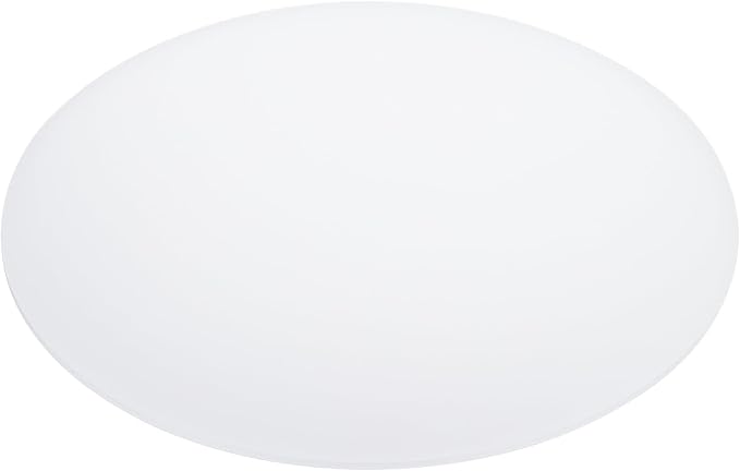 PATIKIL 9.5" Diameter Lampshade Diffuser, 2mm Thick Round Diffuser Sheet for Drum Lampshades, Pendants Light, DIY Light Shield, Frosted White