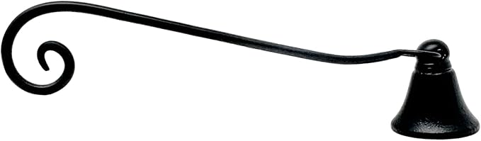 Candle Snuffer Accessory for Putting Out Extinguish Candle Wicks Flame Safely (Black)