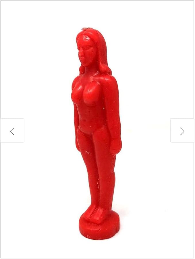 Red Female Body Candle – Love, Passion & Attraction Candle for Manifestation, Romance & Confidence – Sensual Goddess Figure Decor Gift