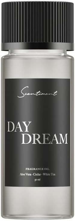 Scentiment Day Dream Diffuser Oil - Premium Hotel Scent with Notes of Aloe Vera, Cedar & White Tea Home Scent, Hotel Fragrance Oil Diffuser Refill - 1.69 fl oz (50 mL)
