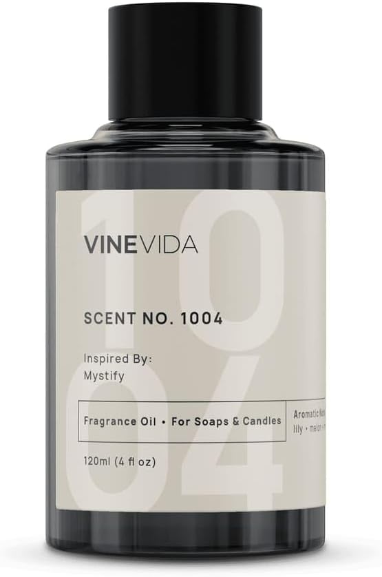 VINEVIDA 4oz Scent No.1004 Fragrance Oil for Candle & Soap Making - Natural Candle Scents Made in USA