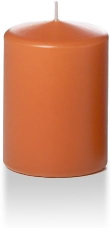 yummi 3" x 4" Sienna Round Pillar Candles - 3 per Pack