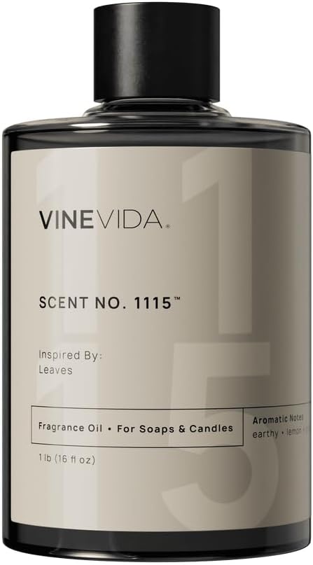 VINEVIDA [16oz] Leaves Fragrance Oil for Candle Making Scents Soap Making, Perfume Oils, Soy Candles, Home Diffusers, Bath Scent Bomb Linen Spray, Lotions, Car Freshies, (ARTS-FOBP-LEA-VES-16)