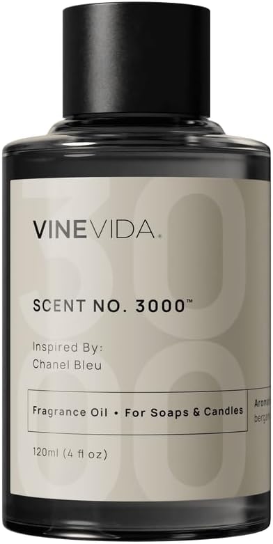 VINEVIDA [4oz] (Our Version of) Bleu Fragrance Oil for Soap Making and Soy Candles - Natural Scents for Candle and Soap Making