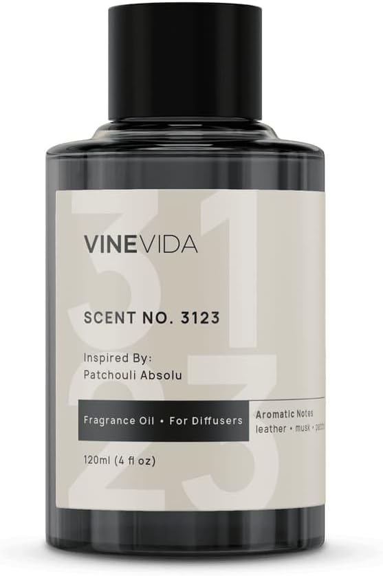 VINEVIDA [4 Oz] Inspired by: Patchouli Absolu; Diffuser Oil Refill | Premium Scent Diffuser Oil for Home | Non-Toxic Fragrance