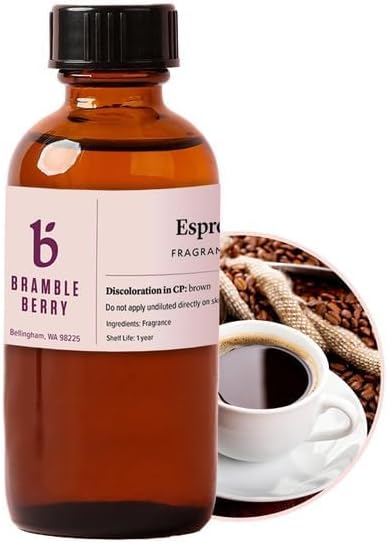 Bramble Berry Espresso Fragrance Oil | Espresso Scent for Soap Making, Candle Making, Lotion & Bath Bombs | Skin Safe, Vegan, Paraben & Phthalate Free, DIY Craft Essential