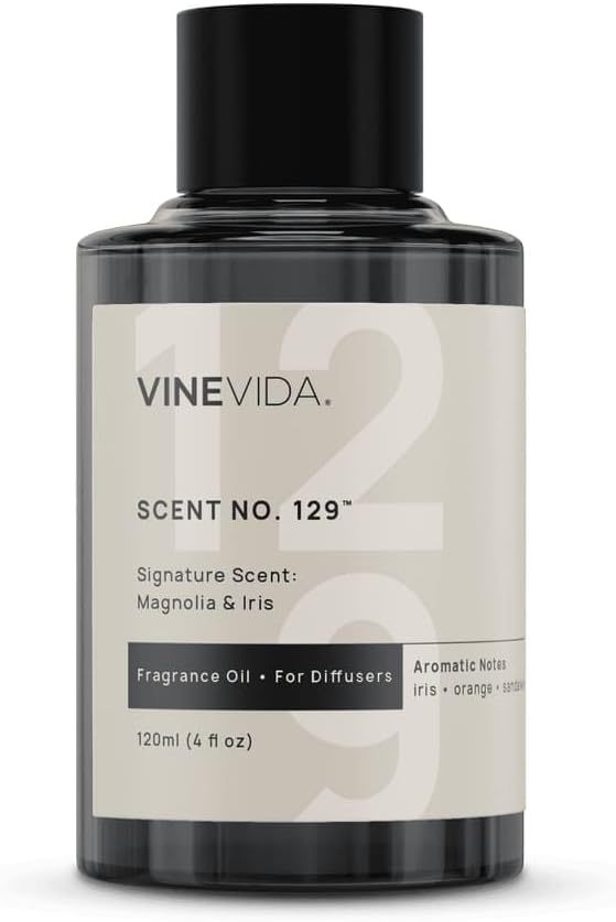 VINEVIDA [4 Oz] Inspired by: Magnolia & Iris; Diffuser Oil Refill | Premium Scent Diffuser Oil for Home | Non-Toxic Fragrance