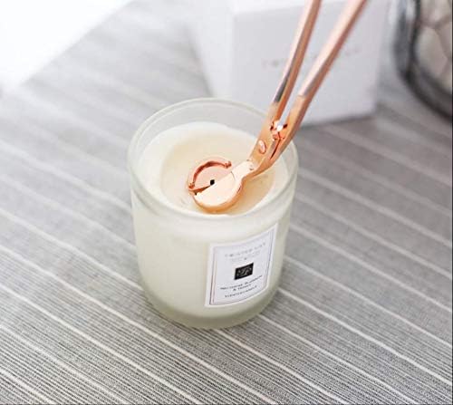 Sinen Candle Wick Trimmer,Wick Clipper Cutter Scissor -Rose Gold