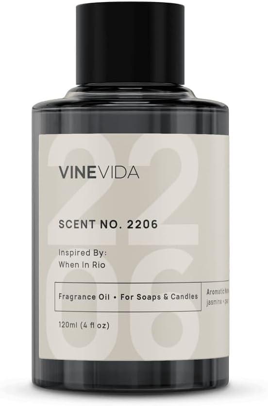 VINEVIDA [4oz] Scent No.2206 Fragrance Oil for Candle Making and Soap Making - Premium Candle Scents for Soy Candles