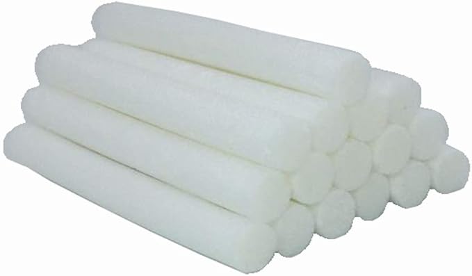 Cotton Filter Sticks 16-Pack Cotton Filter Refill Sticks Wick Replacement Sponge Filters for Portable nanum Car Humidifier essential oil Diffuser Wicks