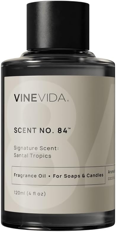 VINEVIDA 4oz Scent #84 Fragrance Oil for Candle & Soap Making - Natural US Made Candle Scents