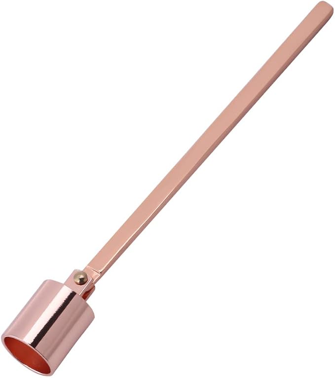 Candle Snuffer, Candle Extinguisher Stainless Steel Elegant Stopper with Long Handle for Safe Wick Flame Extinguishing, 4 Colors