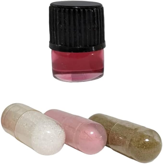 Red 5.75" Inch Domination Candle Kit with Man & Woman. Spells and Rituals - Kit Vela Dominación con Hombre y Mujer para Rituales y Hechizos.