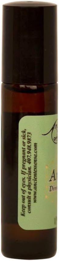 Ancient Essence Amrit Divine Nectar Roll On Essential Oil Calming Soothing Spirit Uplifting Best for Meditation & Relaxation (1/3 FL OZ)