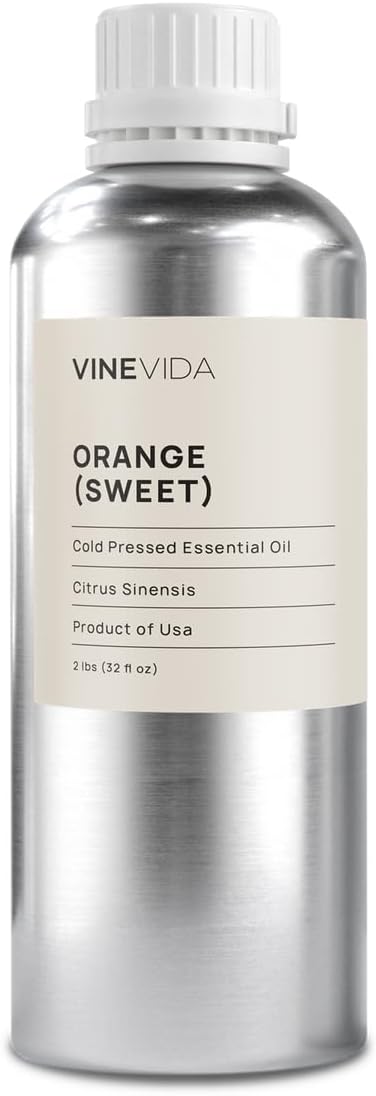 VINEVIDA [32oz] Pure Orange Sweet Essential Oil